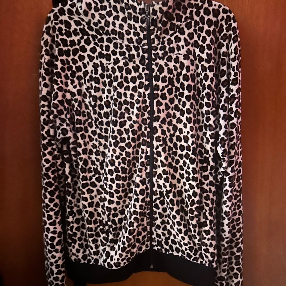 Juicy Couture Black and Cream Sweatshirt